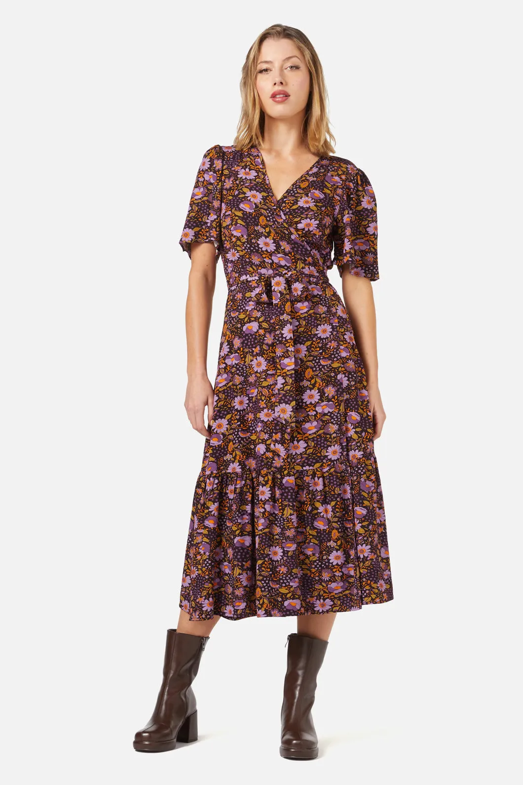 Cynthia Wrap Dress