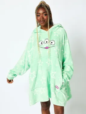 Disney Aliens Blanket Hoodie in Green