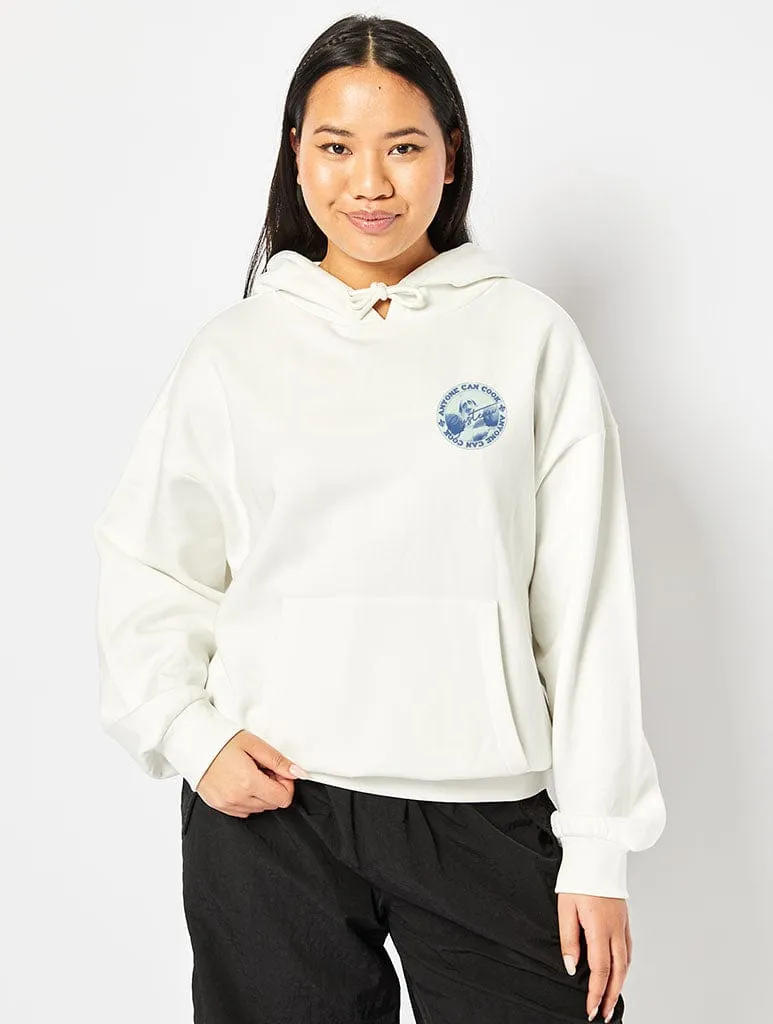 Disney Pixar Ratatouille Hoodie In White