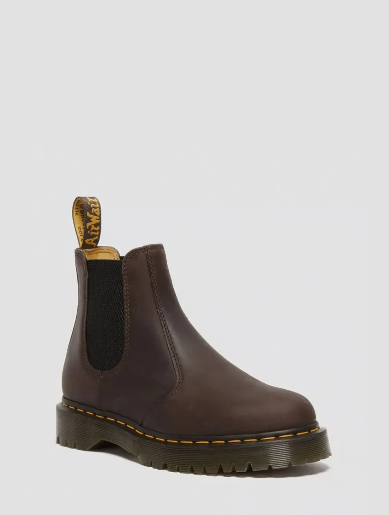 Dr. Martens 2976 Bex Chelsea Boot in Dark Brown Crazy Horse