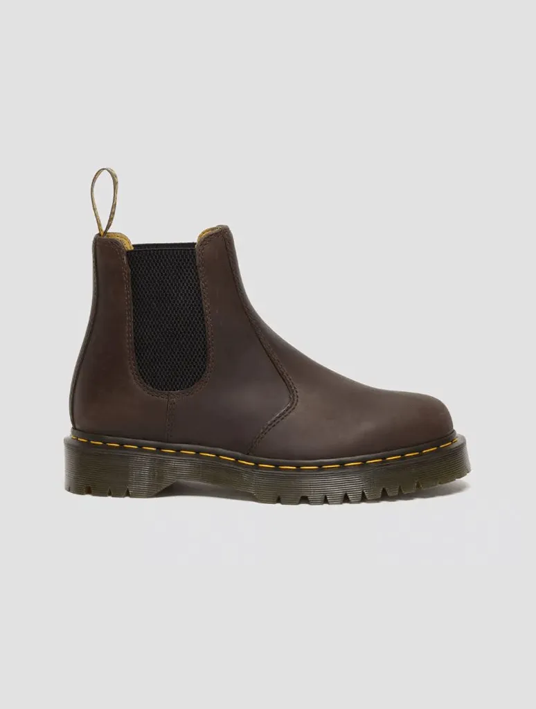 Dr. Martens 2976 Bex Chelsea Boot in Dark Brown Crazy Horse