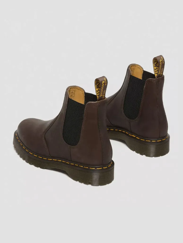 Dr. Martens 2976 Bex Chelsea Boot in Dark Brown Crazy Horse