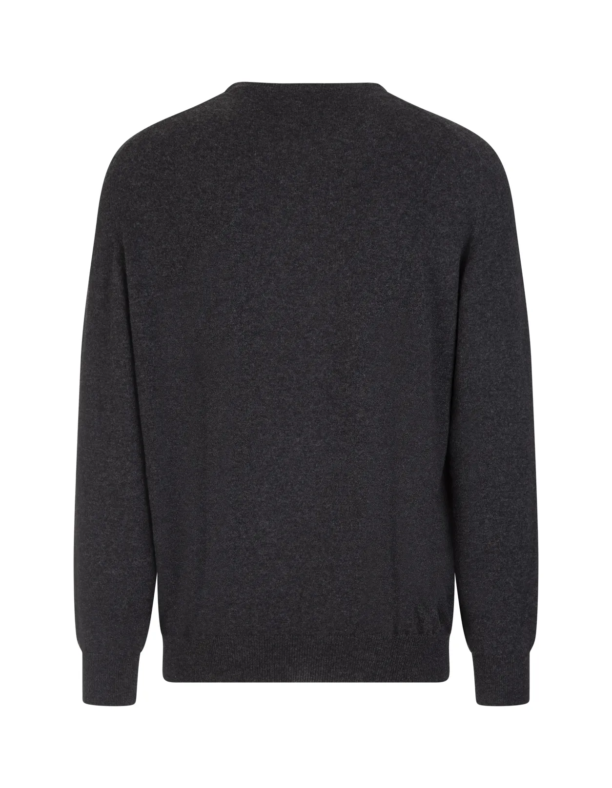 FEDELI Anthracite Cashmere Slim Fit Pullover