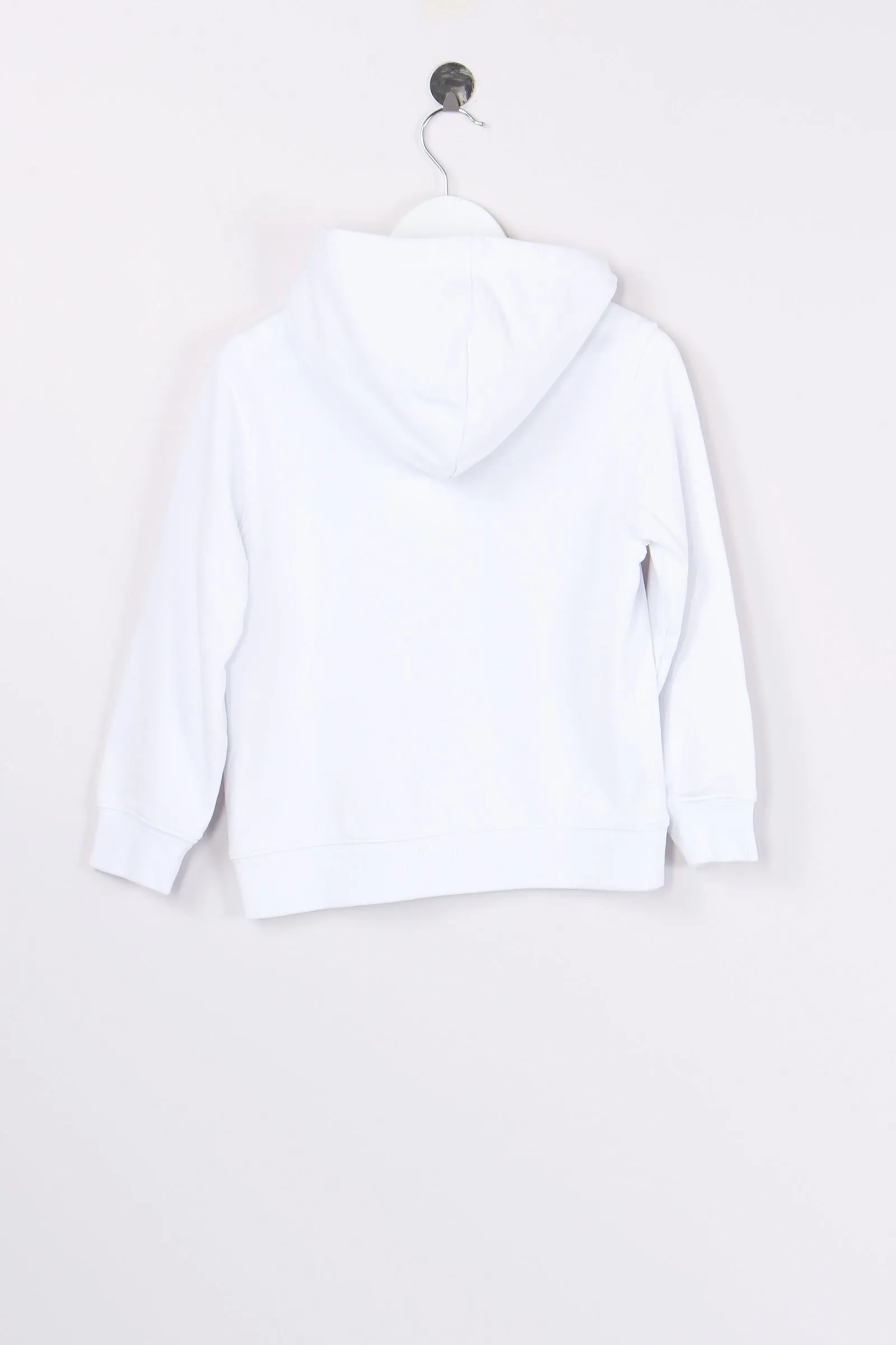 Felpa Hoodie Cappuccio Bianco