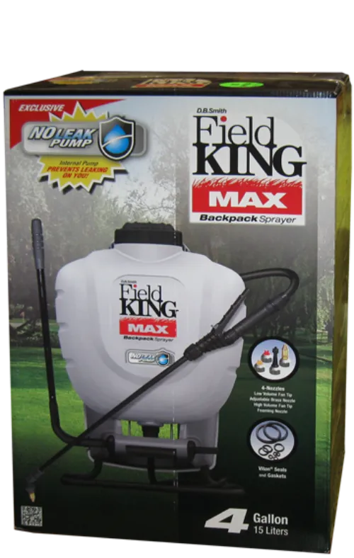 Field King Max Professional Backpack Sprayer Max - 4 Gallon Tank