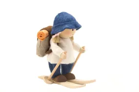 Girl on Skis Ornament