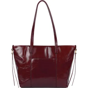 Hobo Cecily Tote Merlot Polished Leather