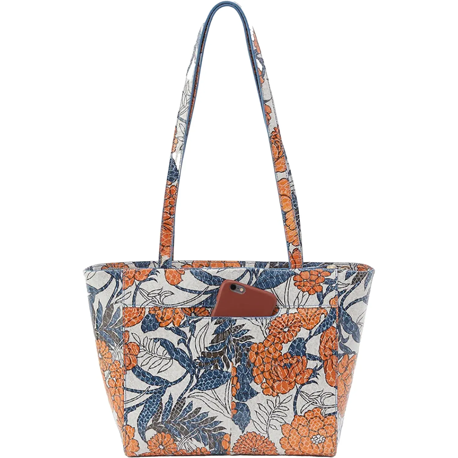 Hobo Haven Tote Orange Blossom Printed Leather