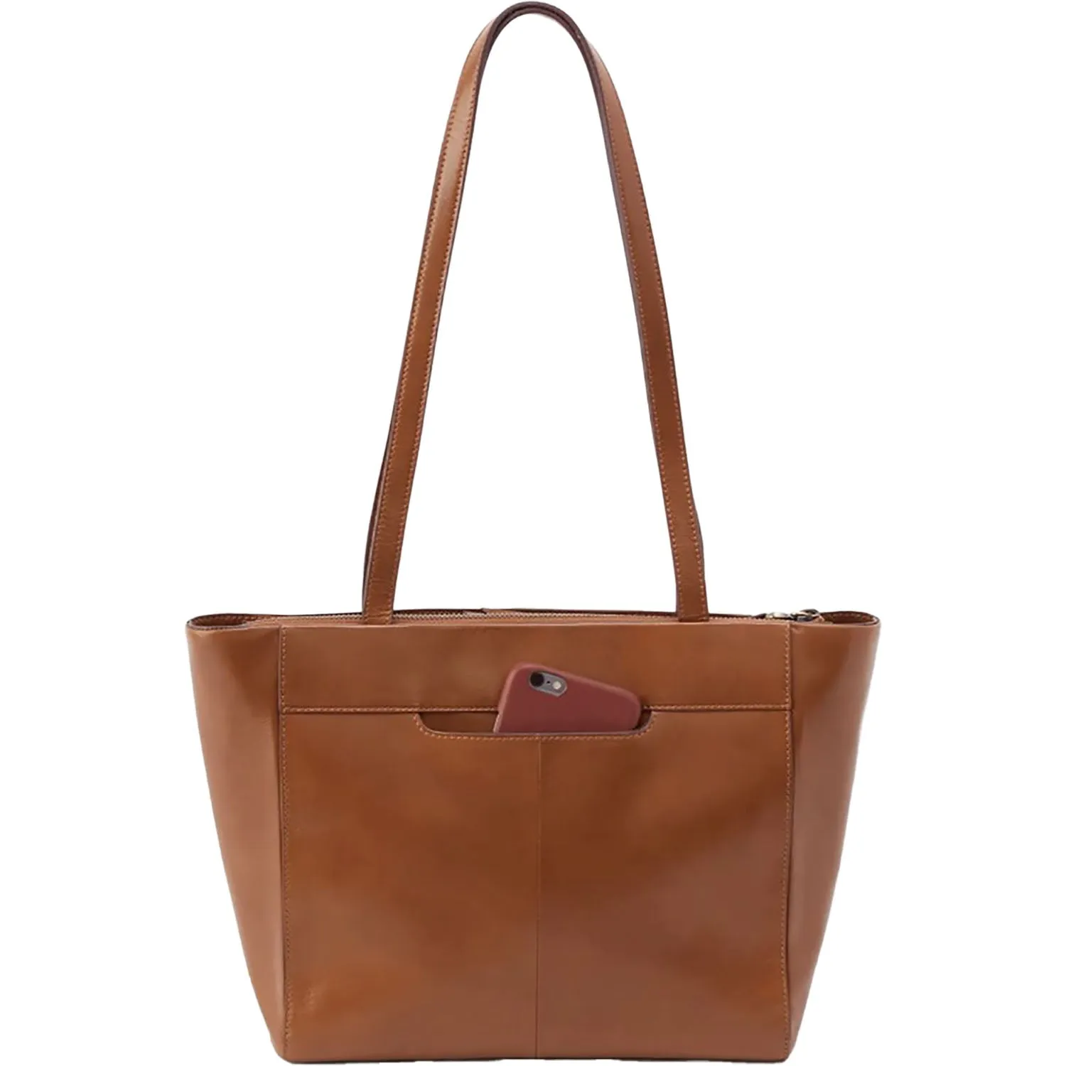 Hobo Haven Tote Truffle Polished Leather