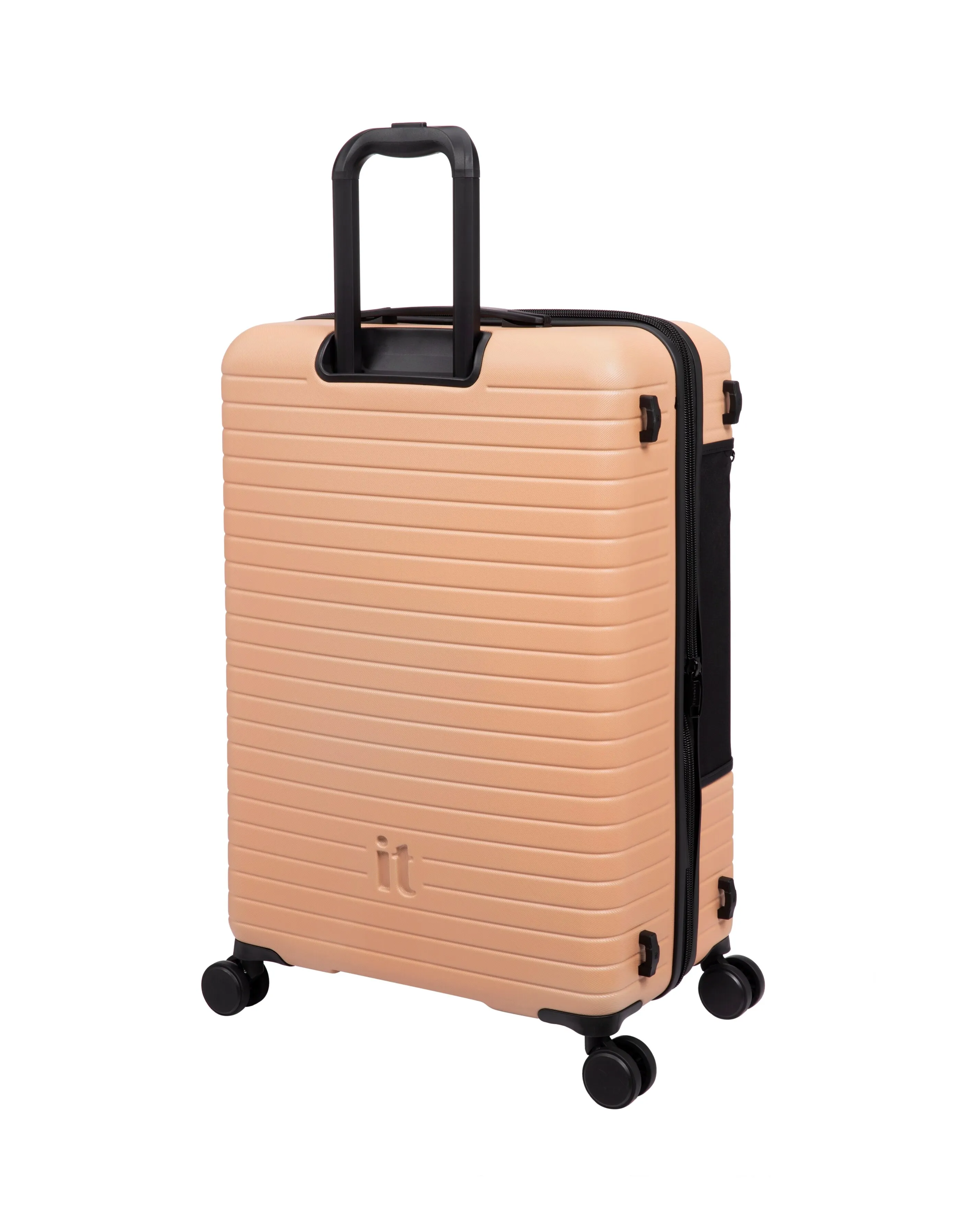 IT Luggage Attuned Toasted Almond 3pc Suitcase Set with Front Panel Pocket | Simply Be