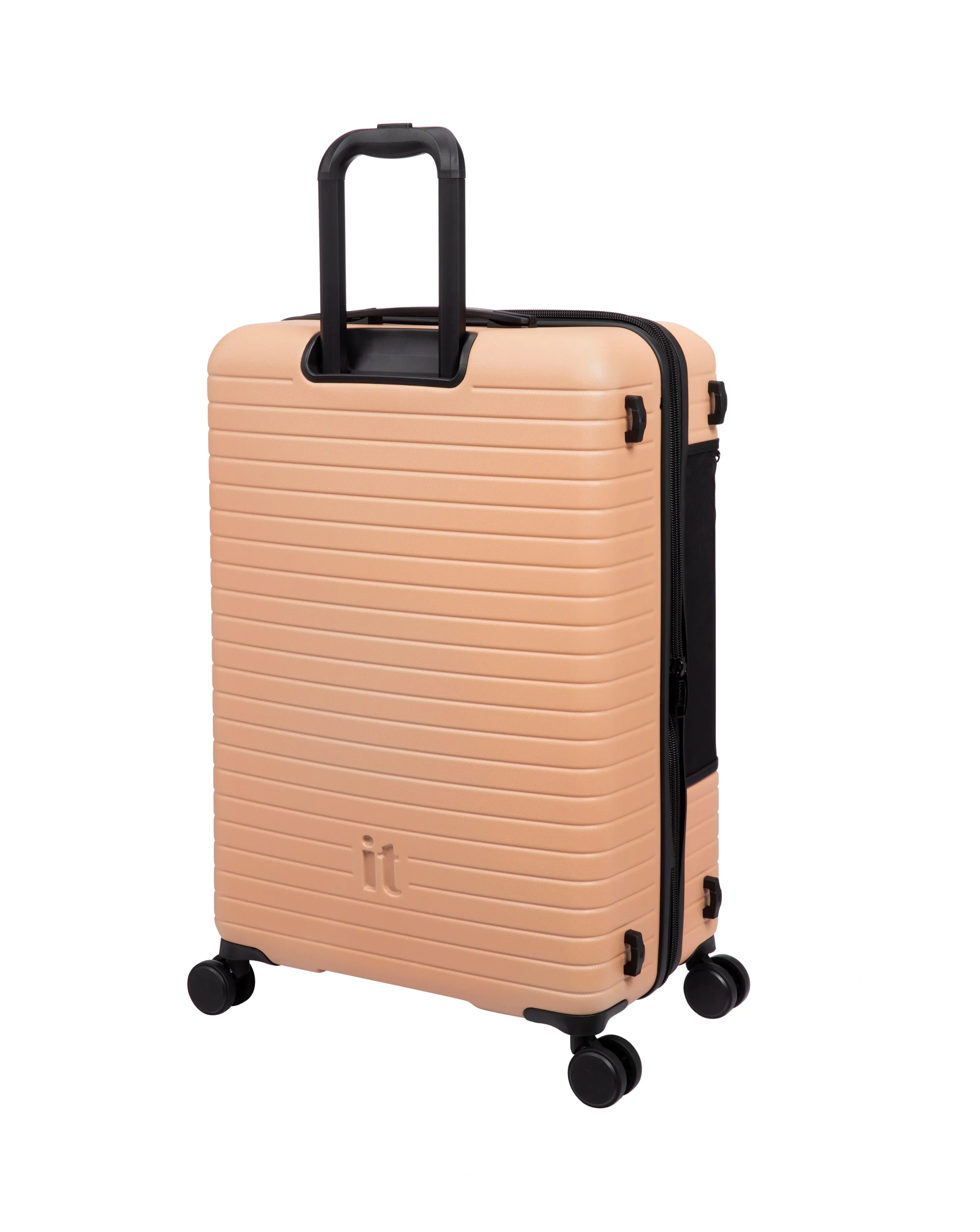 IT Luggage Attuned Toasted Almond Medium Suitcase with Front Panel Pocket | Simply Be