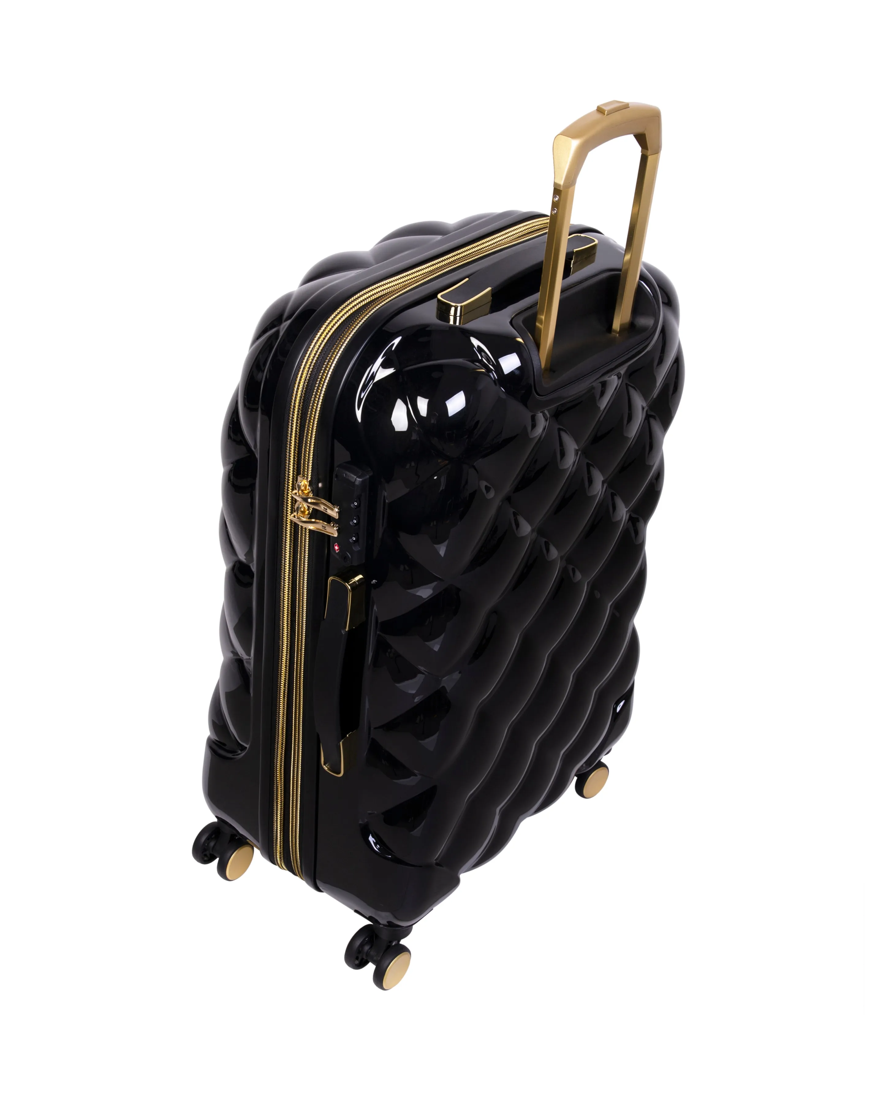 IT Luggage St Tropez Trois Black Cabin Suitcase with TSA Lock | Simply Be