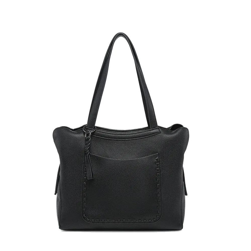 JEN & CO HUNTER TOTE BLACK