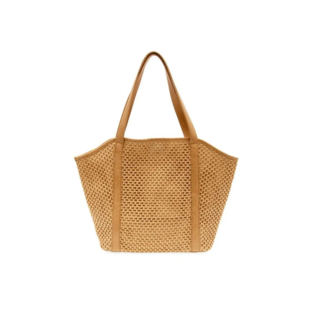 JOY SUSAN HAVEN OPEN WEAVE TOTE NATURAL