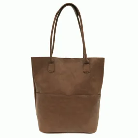 JOY SUSAN KELLY NS FRONT POCKET TOTE BROWN