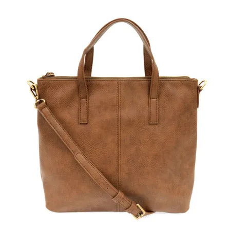 JOY SUSAN KIM TOP ZIP TOTE SADDLE