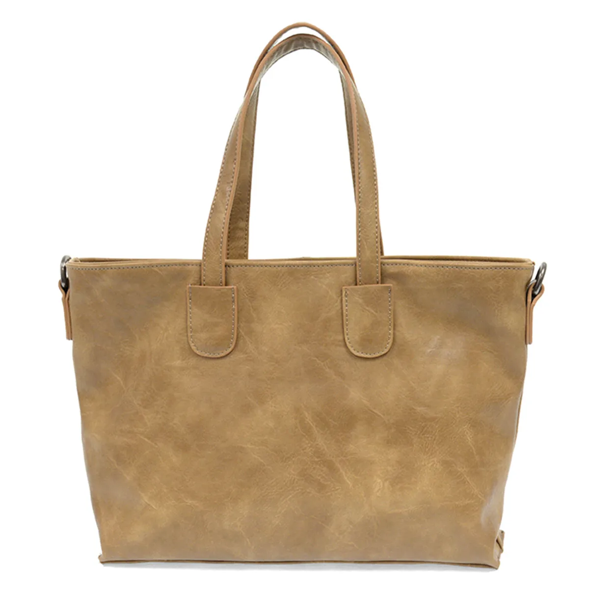 JOY SUSAN MICHELLE ZIP TOP TOTE CAMEL