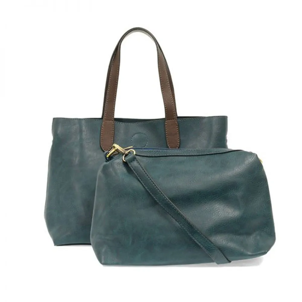 JOY SUSAN NEW MARIAH TOTE BAGE DARK TURQUOISE