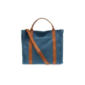 JOY SUSAN TONI LARGE CANVAS TOTE COASTAL