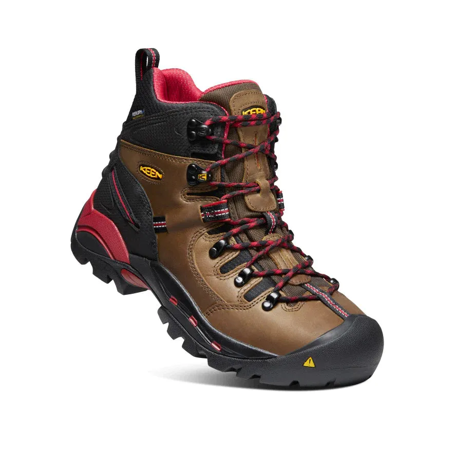 Keen Men's Pittsburgh 6 Waterproof Boot (Steel Toe) 11.5D Bison