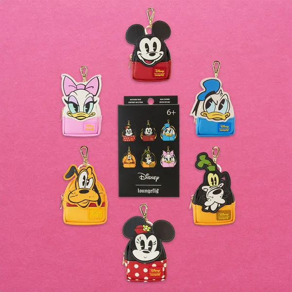 Loungefly x Disney Mickey and Friends Mini Backpack Mystery Bag Clip