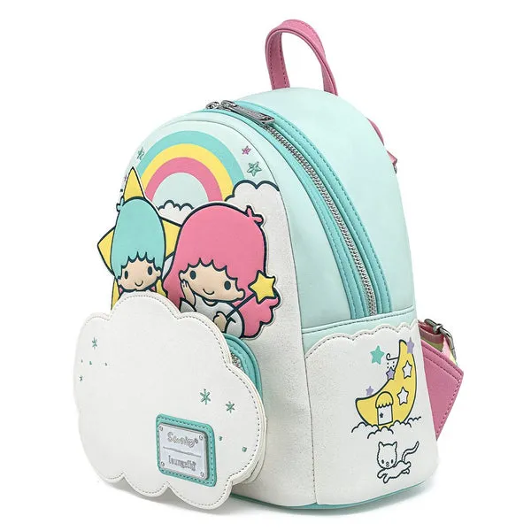 Loungefly x Sanrio Little Twin Stars Two Stars on Cloud Mini Backpack