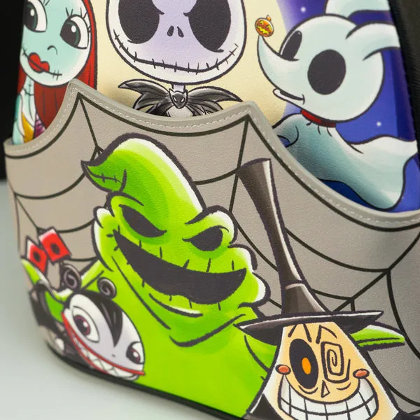 Loungefly x The Nightmare Before Christmas Chibi Ensemble Mini Backpack