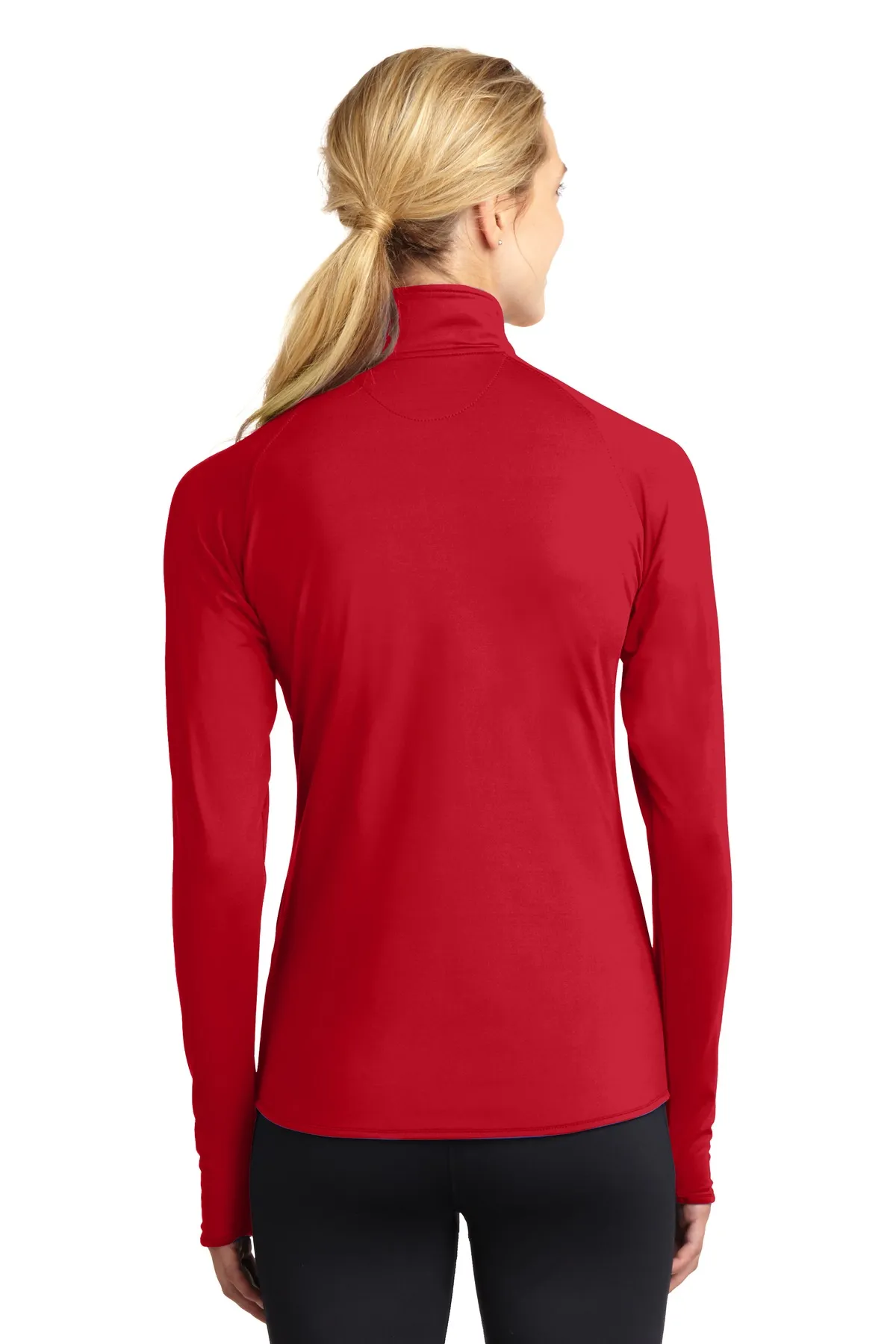 LST850 Sport Tek Ladies Sport Wick Stretch Zip Pullover  SKU: LST850