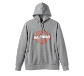 Men's Bar & Shield Tech Hoodie - Charcoal Grey Heather (B65) 96026-24VM