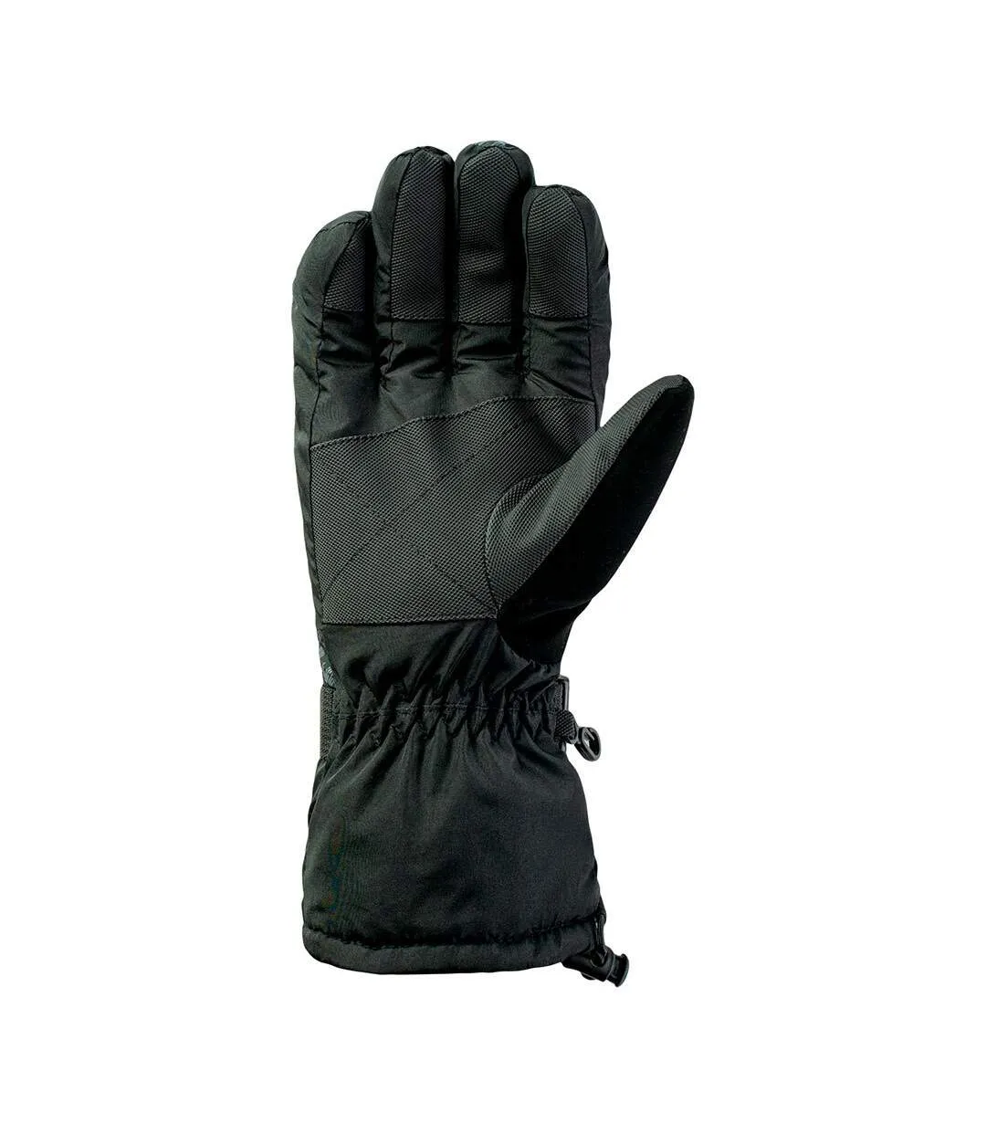 Mens elime printed ski gloves black/grey Hi-Tec