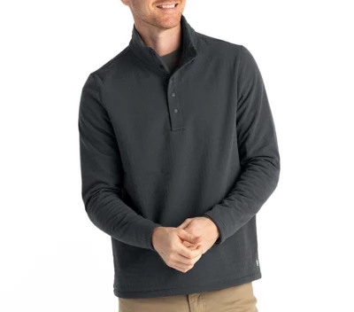 Men's Free Fly Gridback Fleece 1/4 Snap Pullover