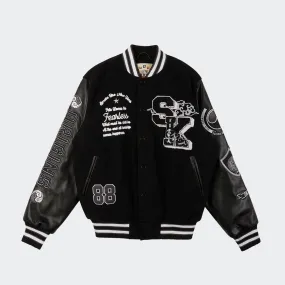 Men's Smoke Rise Seoul Varsity Jacket Black