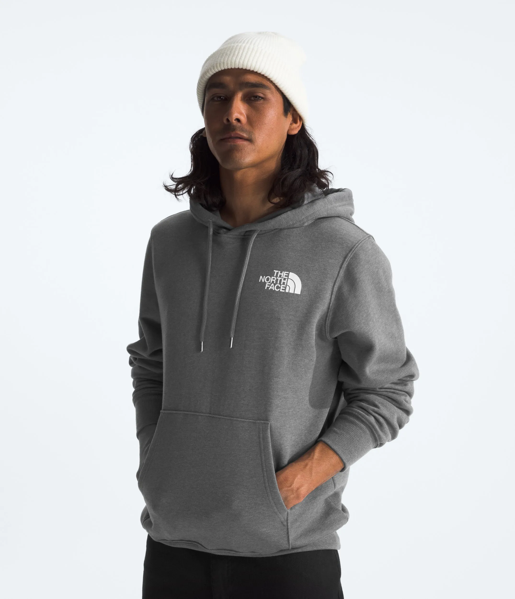 Men's The North Face Box NSE Pullover Hoodie Medium Grey Heather