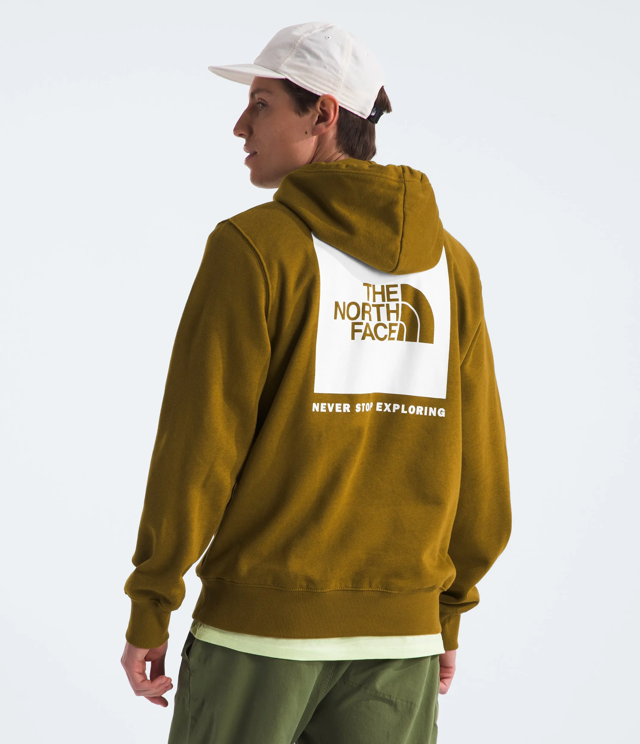 Men's The North Face Box NSE Pullover Hoodie Moss Green