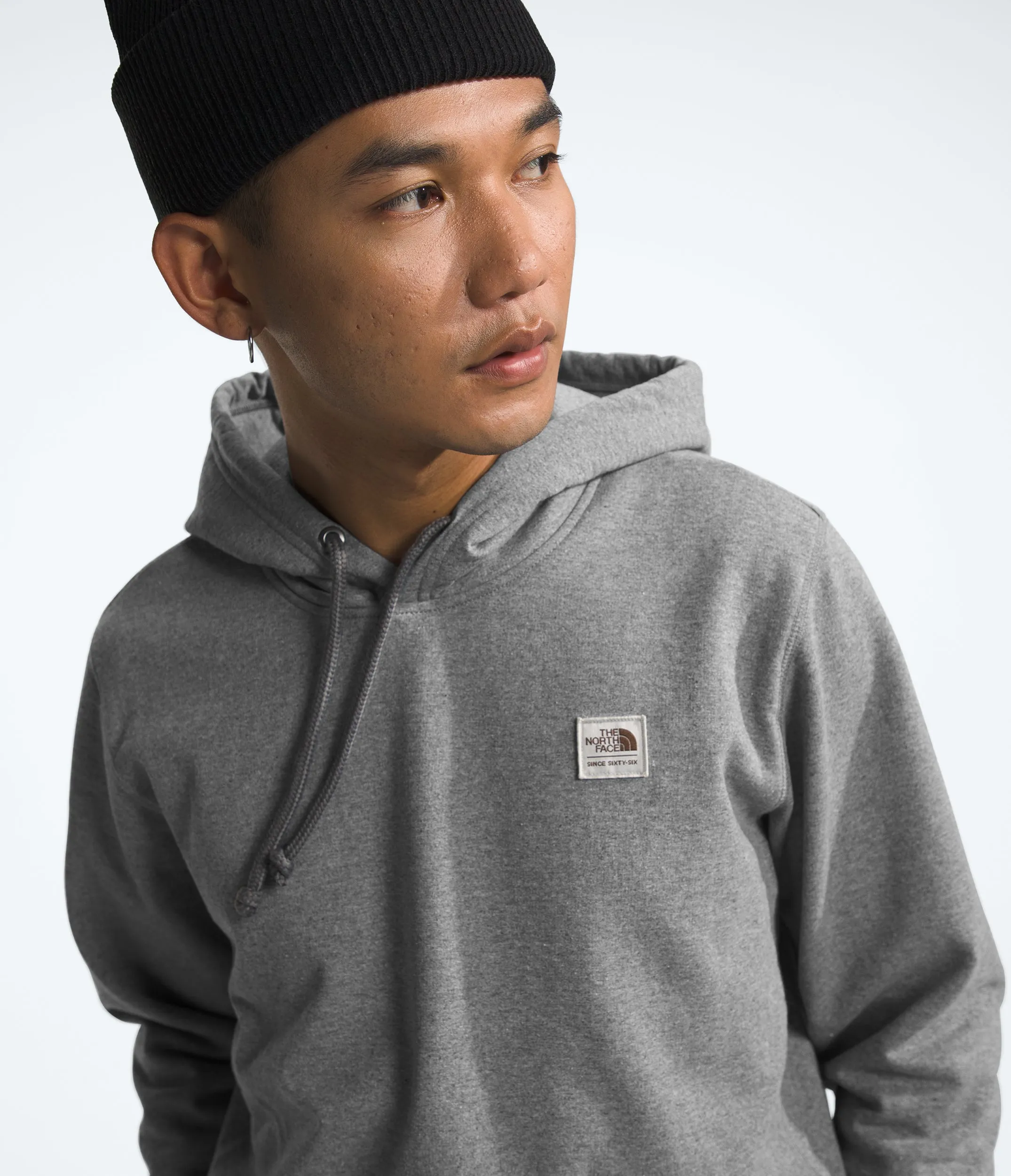 Men's The North Face Heritage Patch Pullover Hoodie Medium Grey Heather