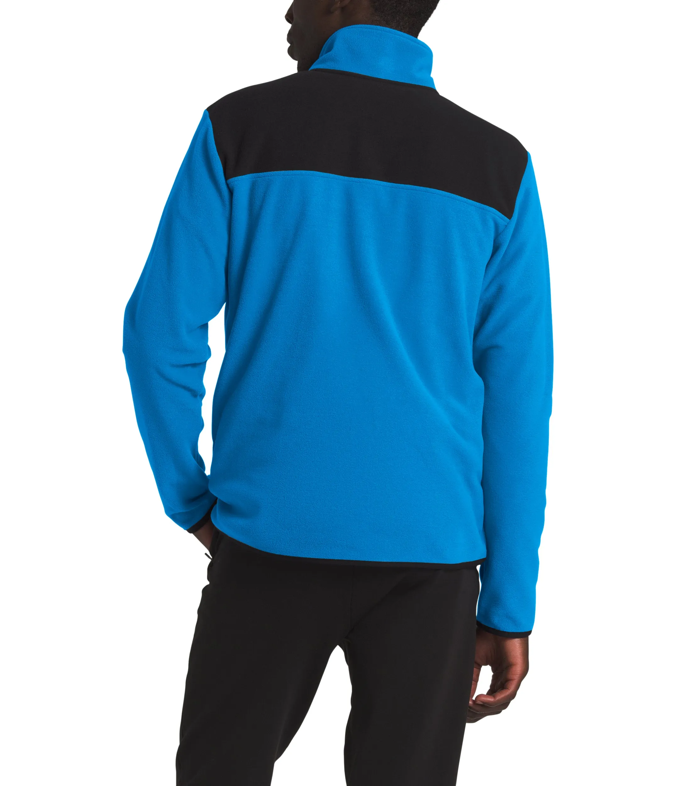 Men's The North Face TKA Glacier Snap-Neck Pullover Blue