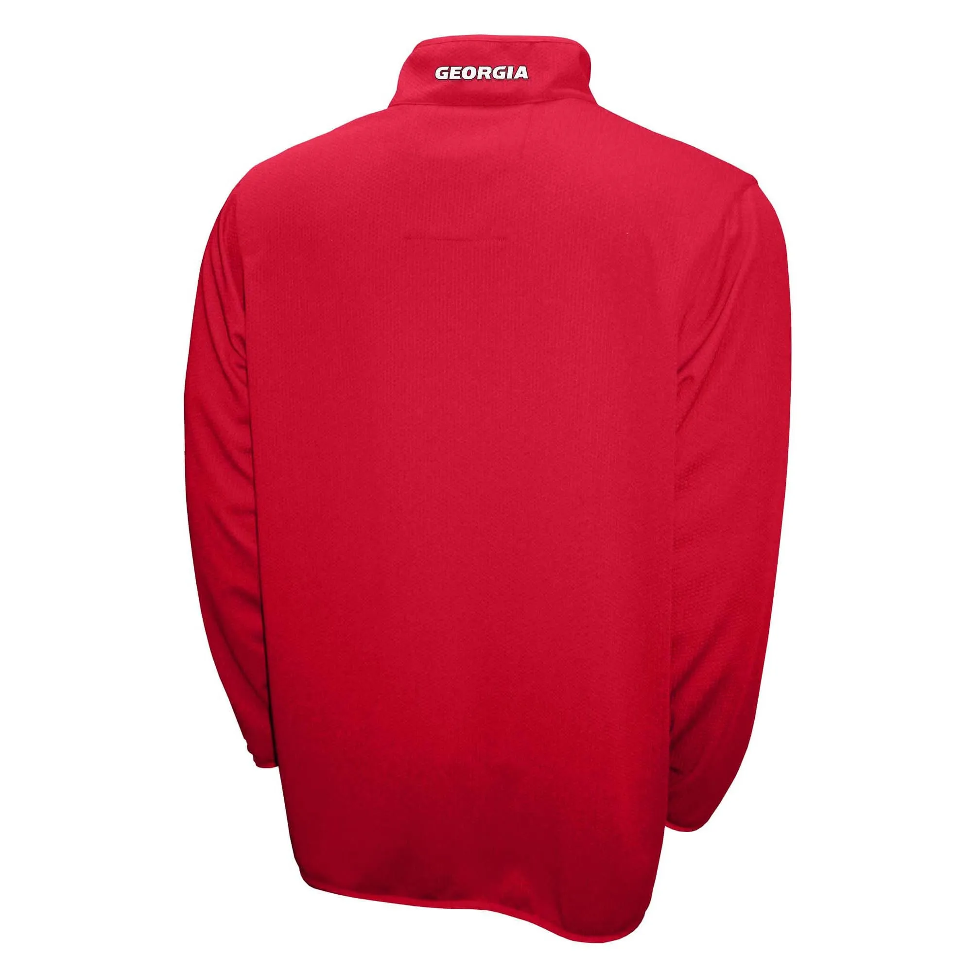 Men's Franchise Club Red Georgia Bulldogs Breeze Quarter-Zip Pullover