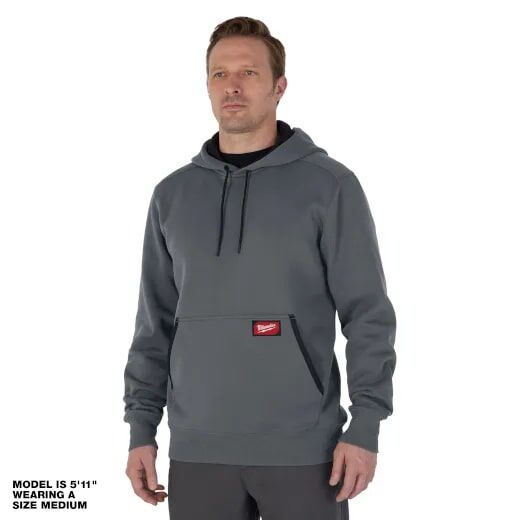 Milwaukee Men's FREEFLEX Pullover Hoodie in Grey