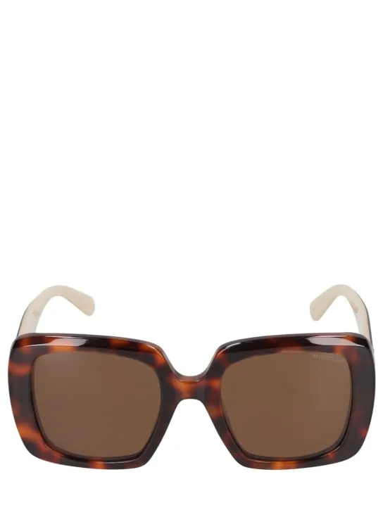 Moncler   Blanche acetate squared sunglasses 