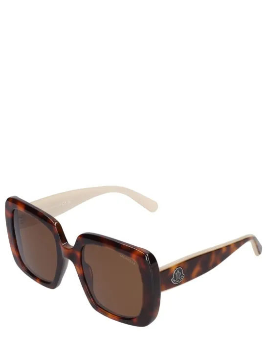 Moncler   Blanche acetate squared sunglasses 