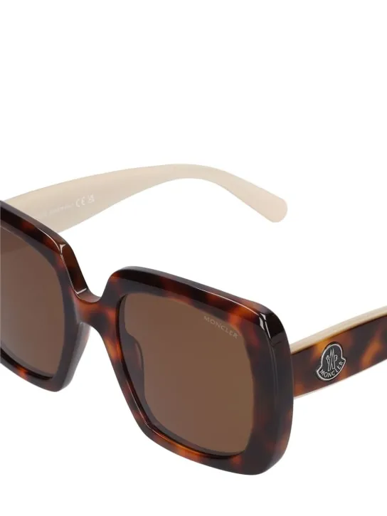 Moncler   Blanche acetate squared sunglasses 