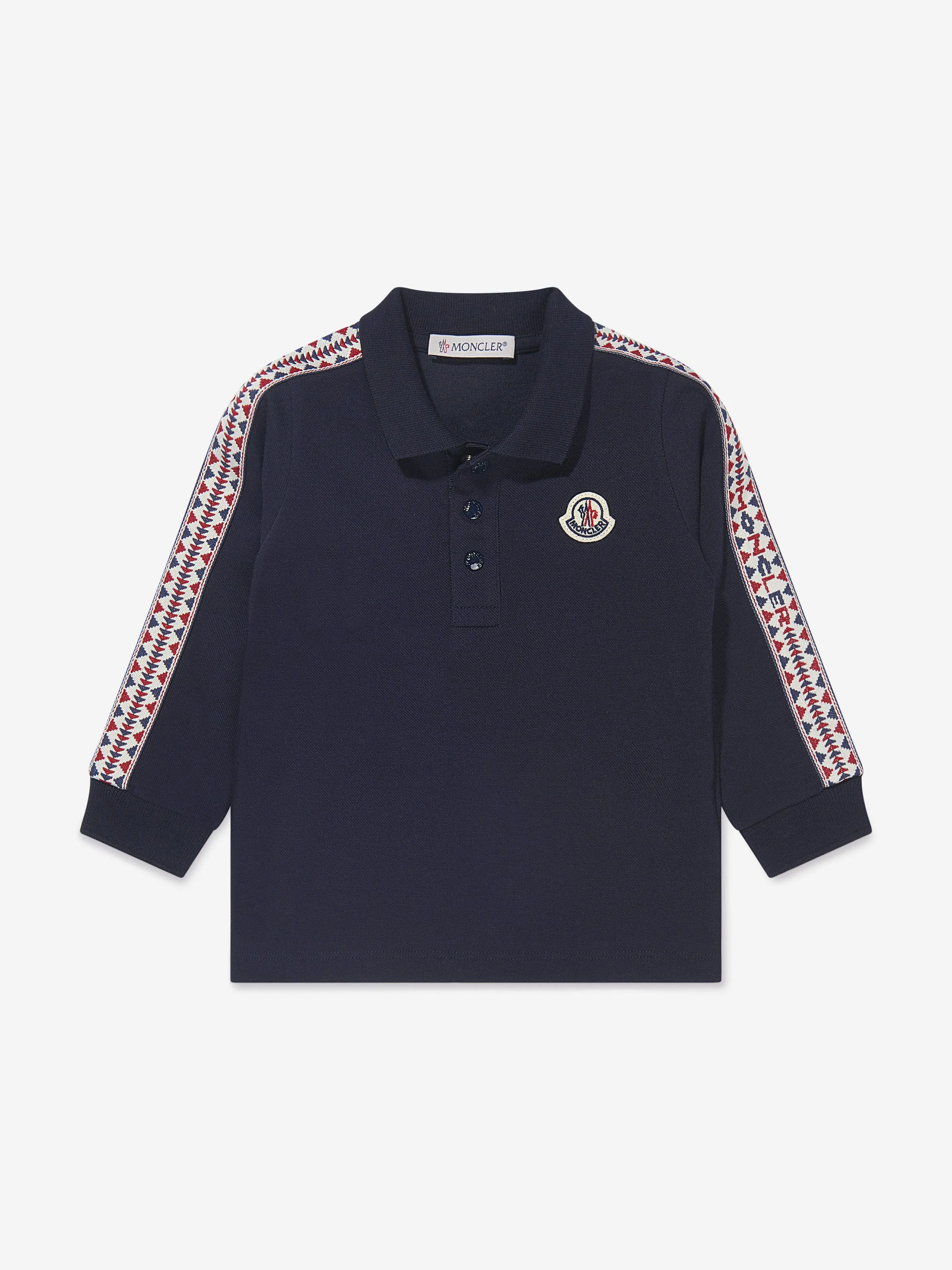 Moncler Enfant - Baby Boys Long Sleeve Polo Shirt | Childsplay Clothing