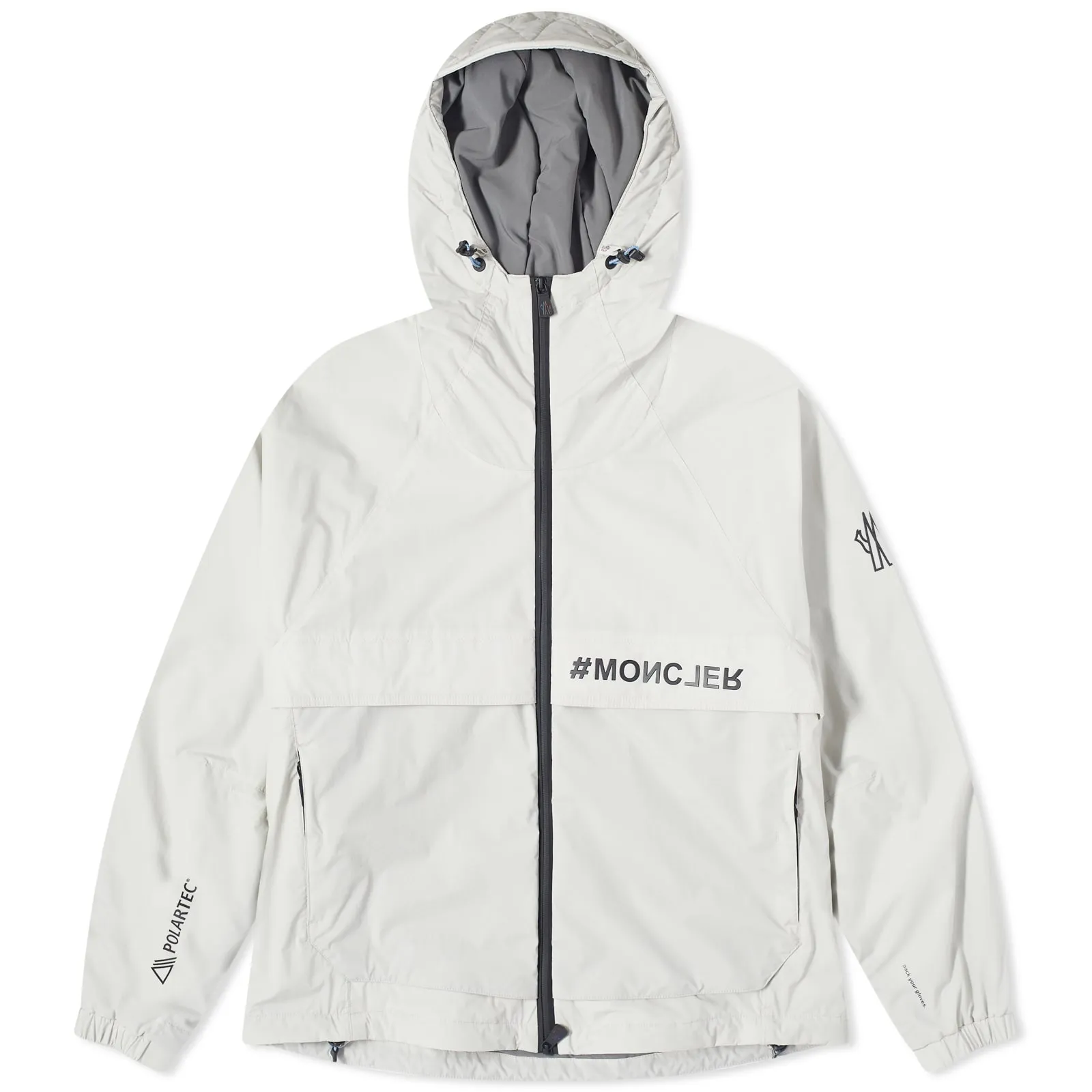 Moncler Grenoble Foret Micro Ripstop JacketWhite Ivory