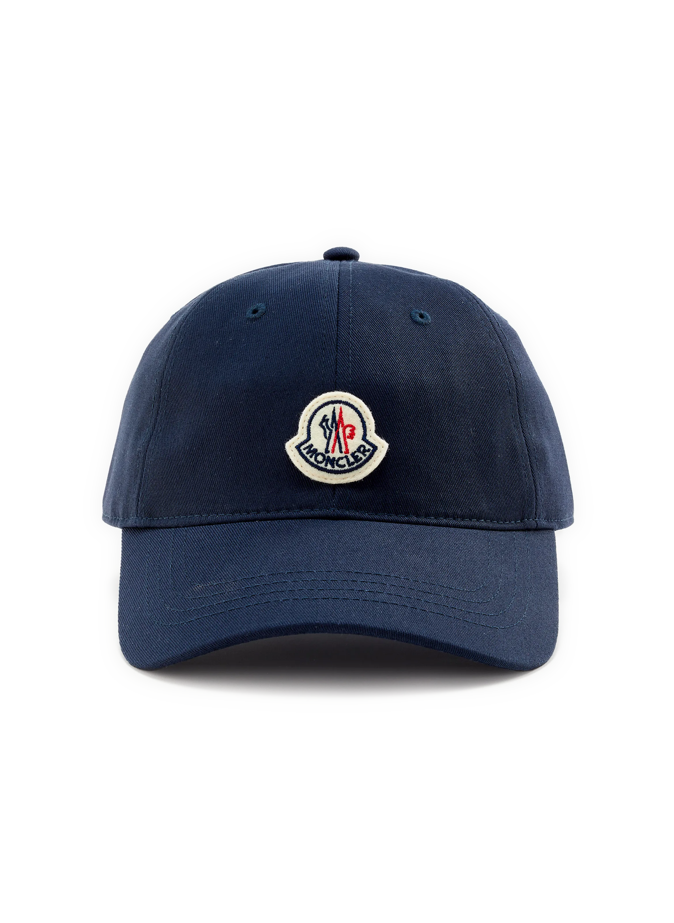 MONCLER  Logo baseball cap - Blue