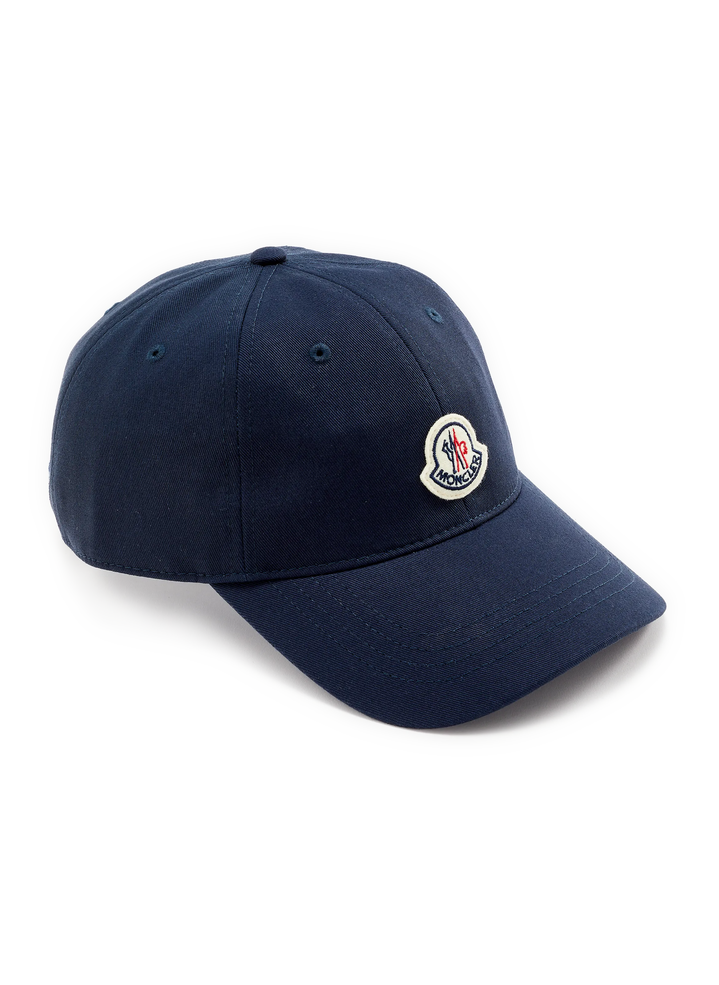 MONCLER  Logo baseball cap - Blue