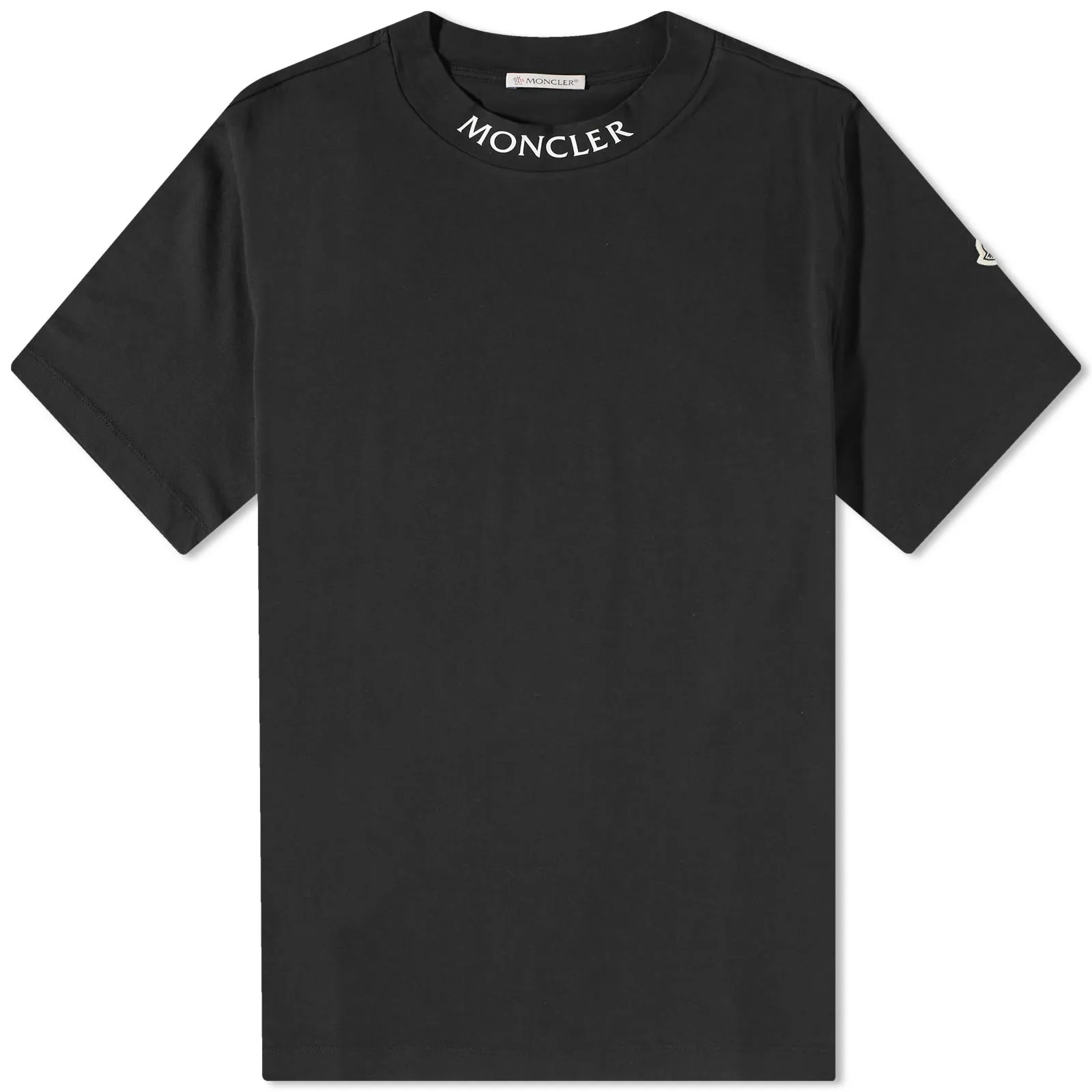 Moncler Logo Collar T-ShirtBlack