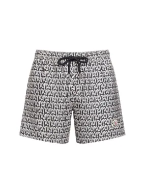 Moncler   Monogram printed tech swim shorts 