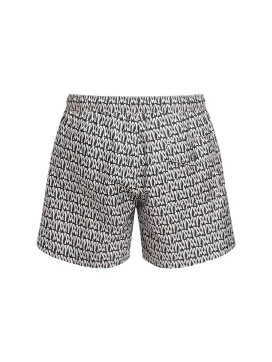 Moncler   Monogram printed tech swim shorts 