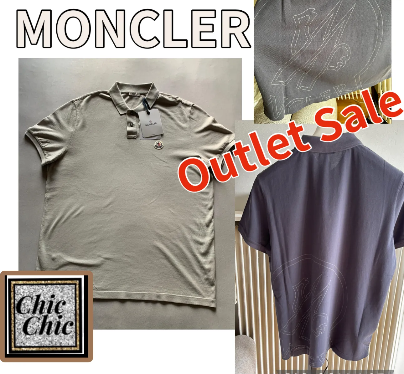 MONCLER  |Outlet FX Advantage / Exclusive Polos