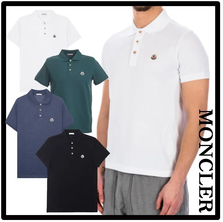 MONCLER  |Street Style Logo FX Advantage / Exclusive Polos